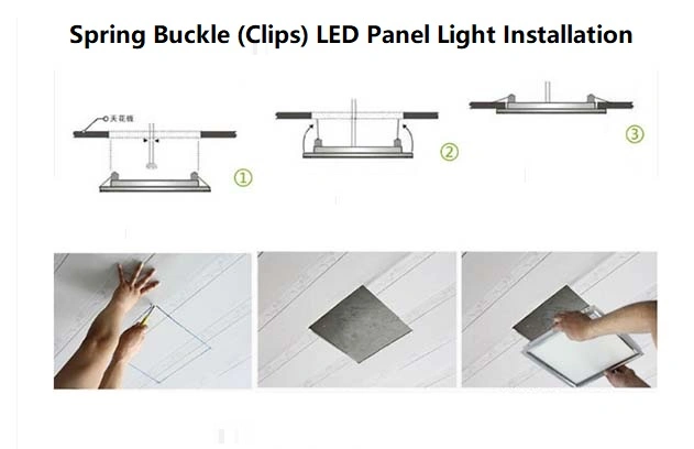 China Factory New Arrived LED Square PMMA Diffuser Back Lit Panel Ceiling Wall Mount Light