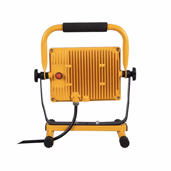 50W Industrial Flood Lamp with Handle Durable Removable LED Work Light