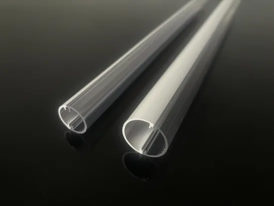 26mm Polycarbonate PC Coextrusion LED Light Tube Profile Milky Clear Plastic Lighting Pipe Diffuser Cover T8 