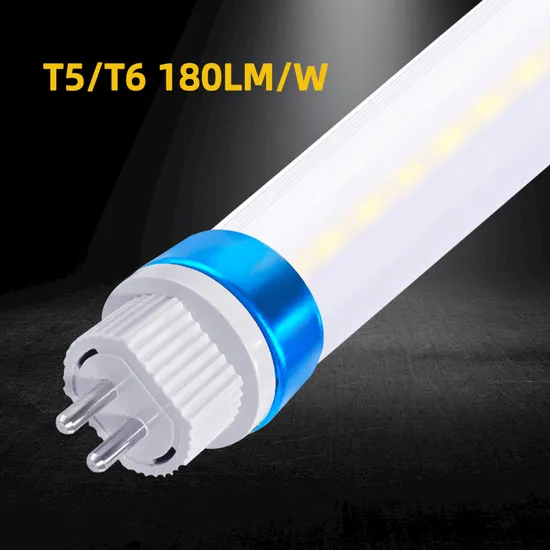 12W 180lm/W LED Lighting Low Power Consumption High Efficiency Lamp Energy Saving 66% T5 LED Tube Light for Shopping Mall 