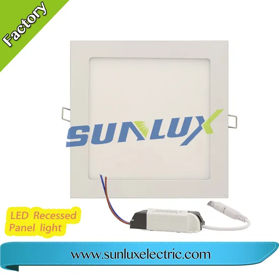 China Manufacture Round Squre Slim LED Panel Light 3W 6W 9W 12W 18W 24W 85V