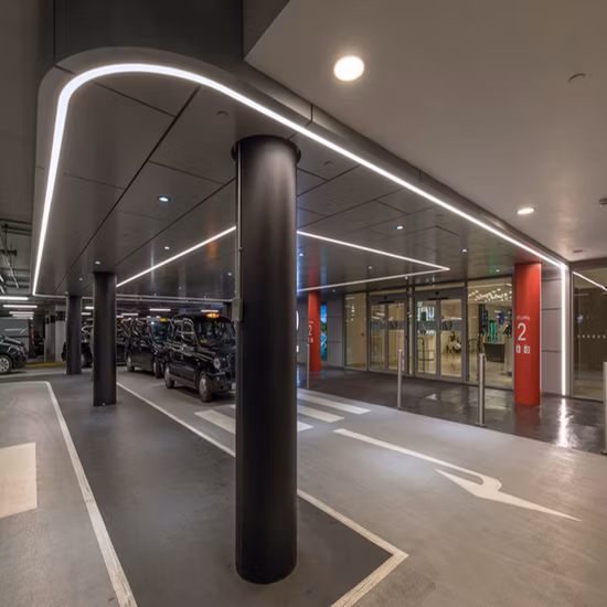 Commercial Office Building Flexible LED Bar Fixture Pendant Linear Light
