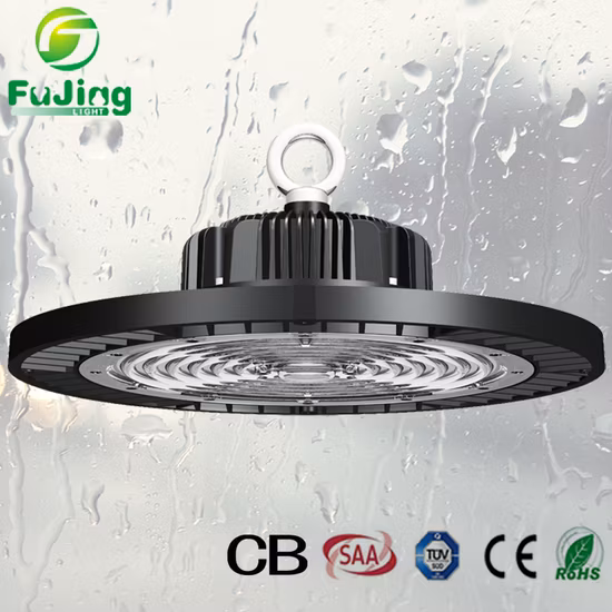 ISO9001 ISO14001 Approved IP65 Waterproof Economic LED Industrial Light 200W UFO High Bay Light