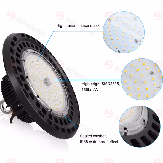 IP65 Industrial Pendant Highbay LED 200W 500W UFO LED High Bay Light