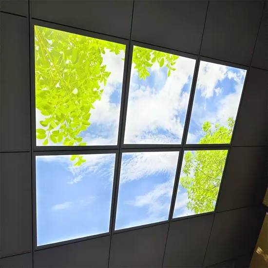 Indoor Decorative Roof Artificial Skylights Ultra Slim Ceiling Lamp 48W 2X2 2X4 600X600 LED Blue Sky Cloud Flat Panel Light 