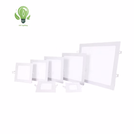Simple and Modern Slim Flat Panel 24W Indoor LED Panel Light